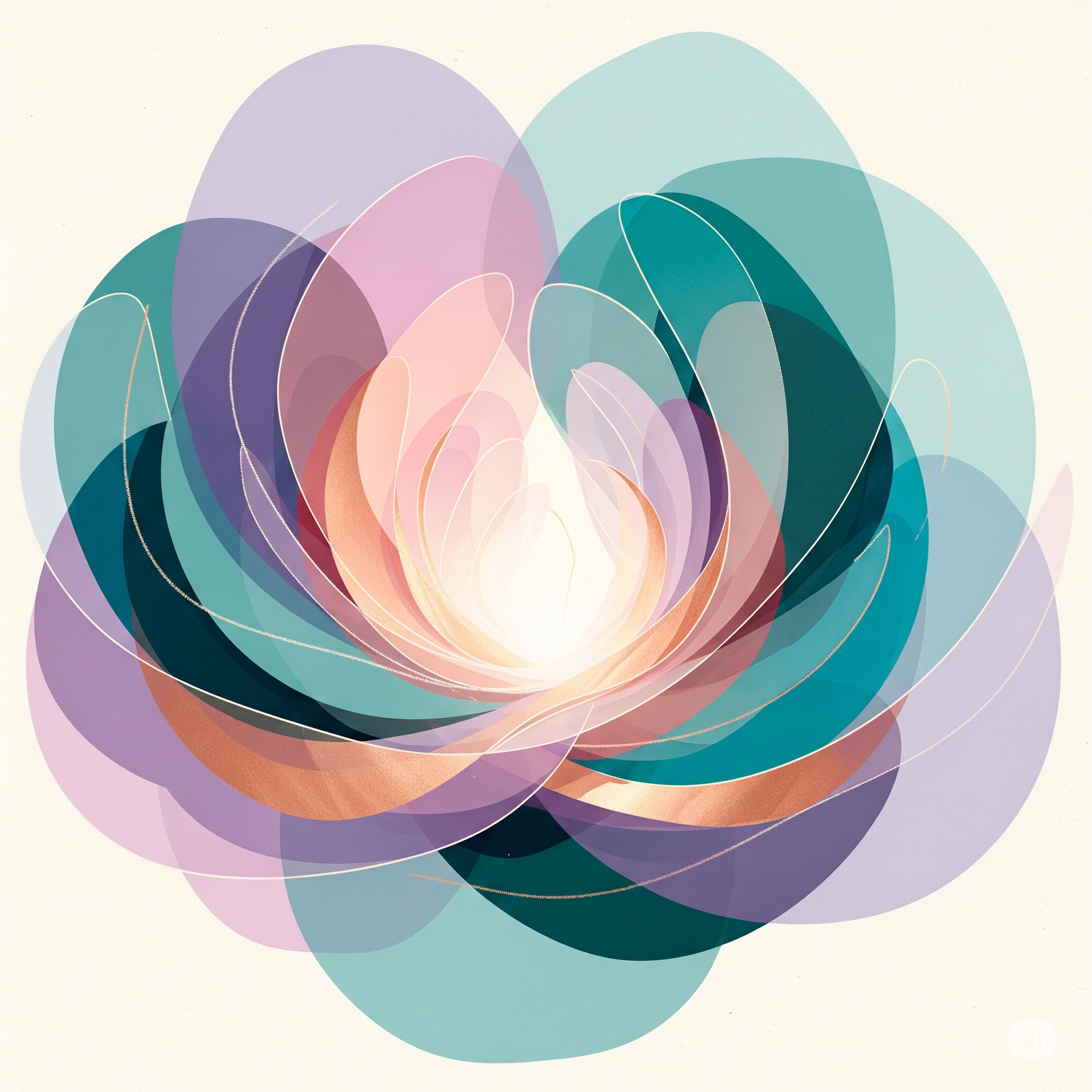 Calm and mindful moment